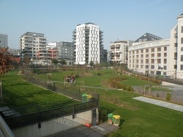  verdure sur le campus des Grands Moulins